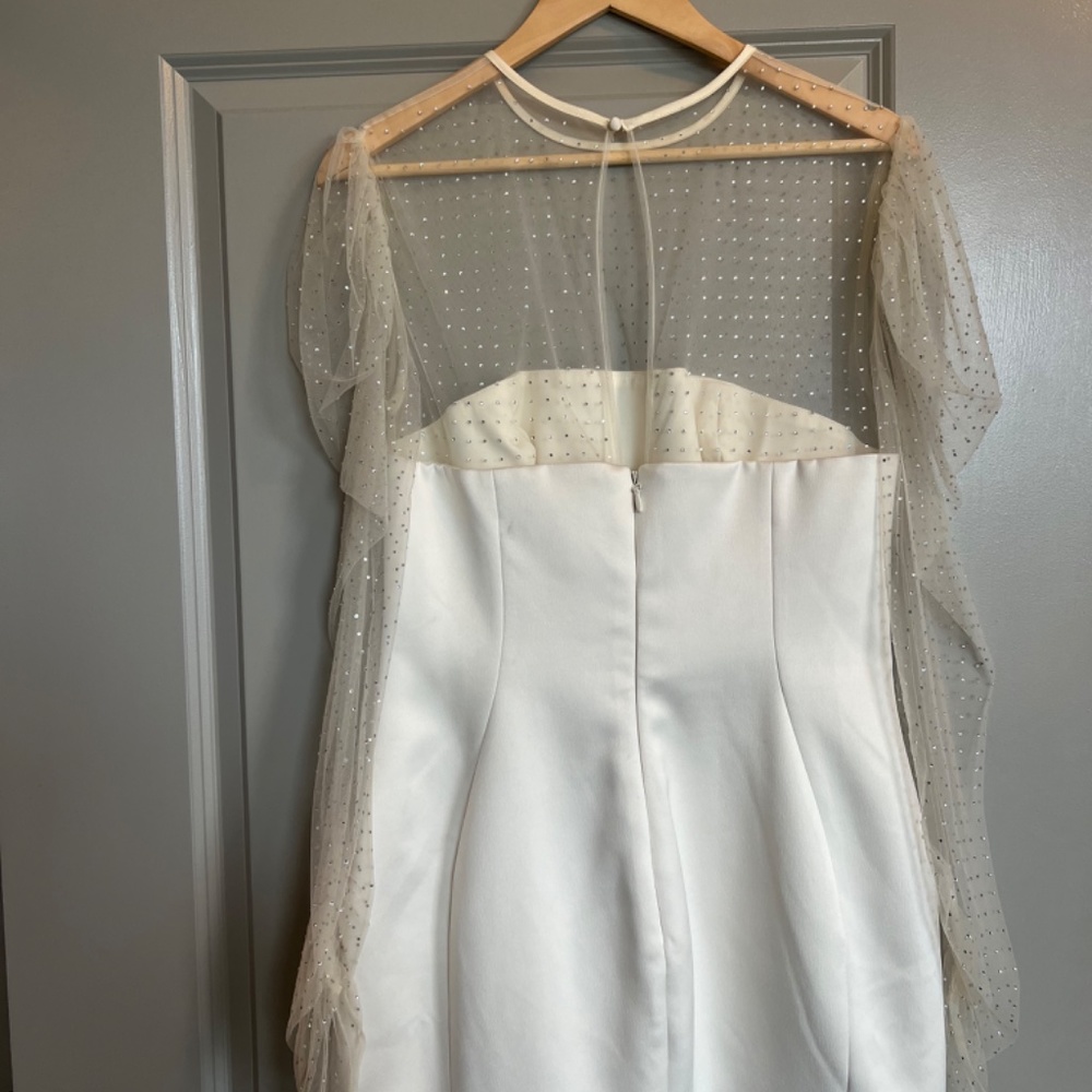 House of CB ‘Nikola’ Ivory Crystal Dress - Picture 4 of 5